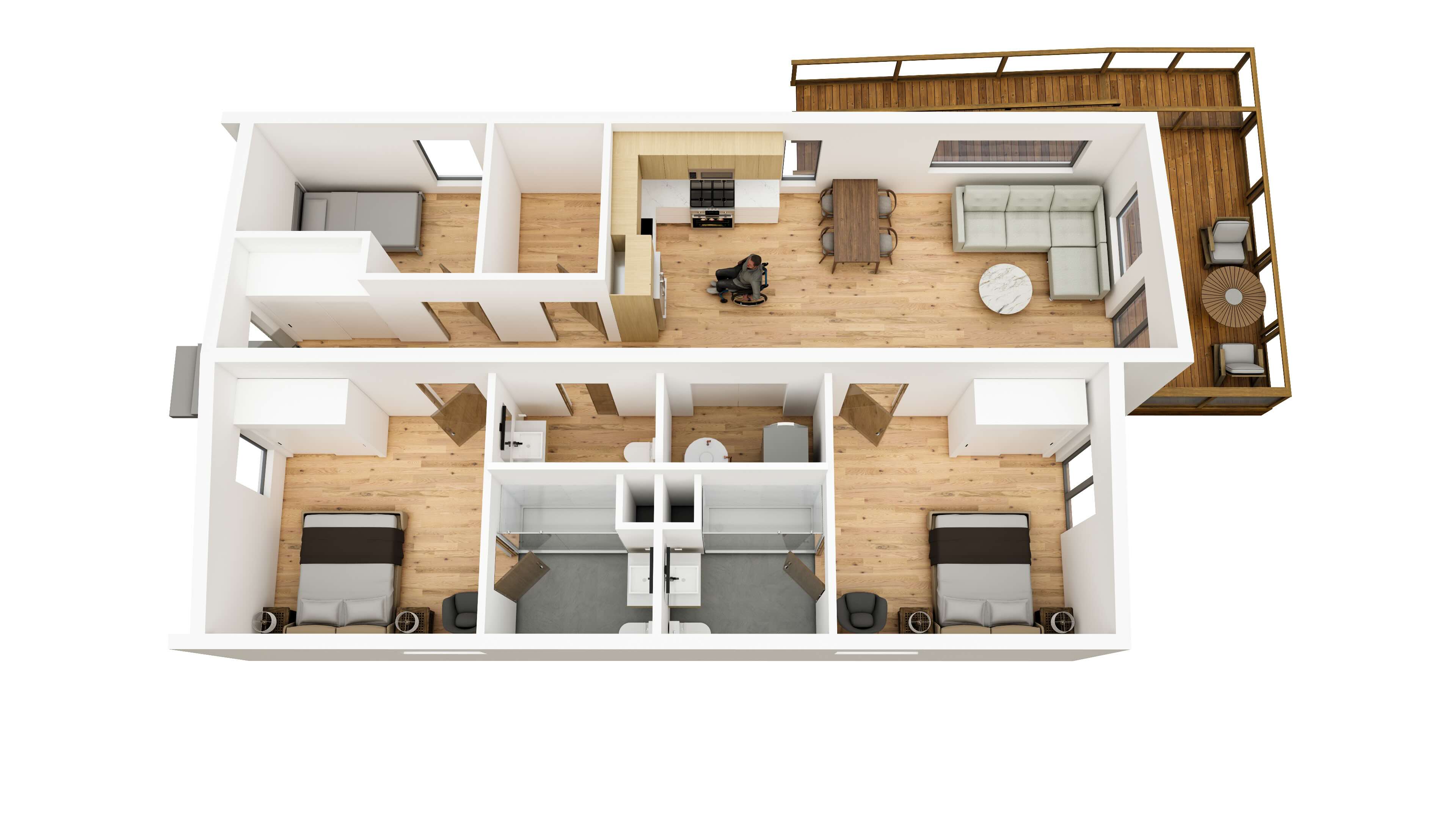 Accessible Layout 2 — floor plan